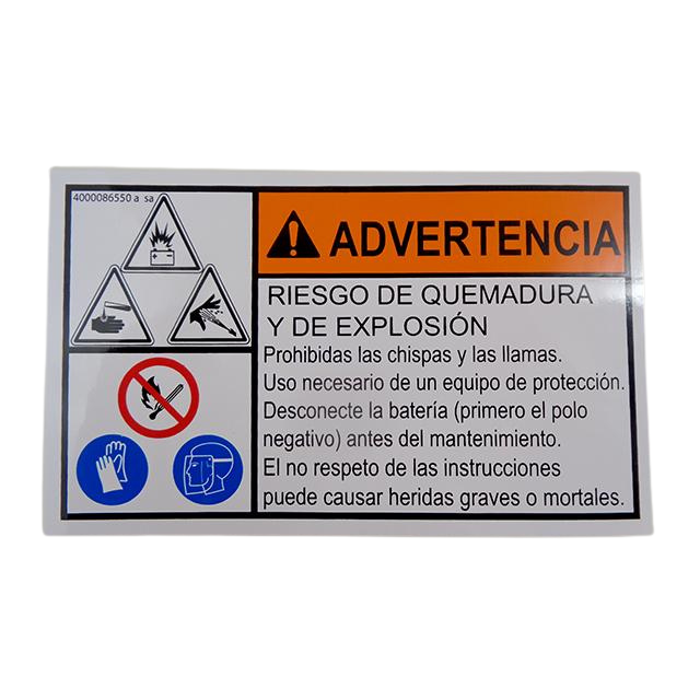 4000086550 Hand Injury Label | Genuine Haulotte