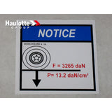 4000243440 Ground Pressure, Load | Genuine Haulotte