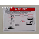 4000326160 Load Height C12 See 4000701060 | Genuine Haulotte