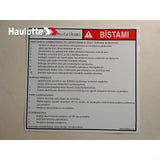 4000359840 Instruction Label | Genuine Haulotte