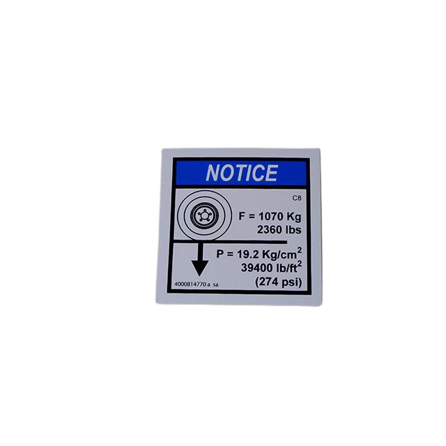 4000814770 Load Ground Pressure | Genuine Haulotte