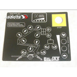 A-00681-D Control Box Decal Overlay-Upper Articulating W/Jib Rotate | Genuine Haulotte