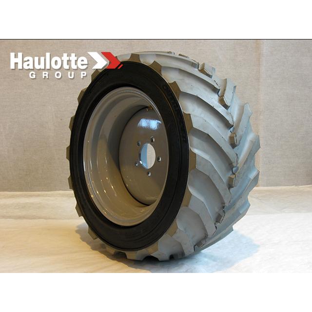 A-00786RH Non-Marking Right Hand 55Xa Tire & Rim | Genuine Haulotte