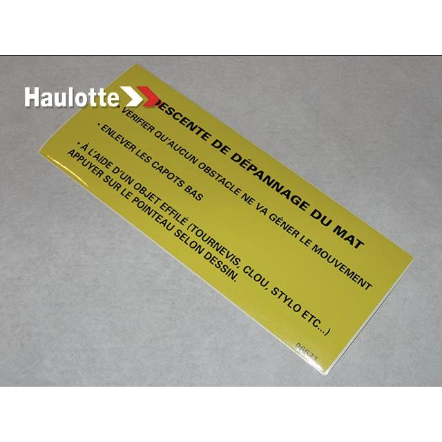 ABM06671 Label | Genuine Haulotte