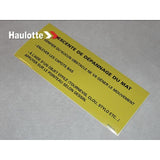 ABM06671 Label | Genuine Haulotte