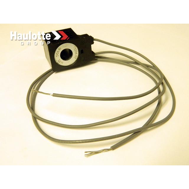 B01-08-0018 Unless Replacing Non-Refurbished Machine Lift Valve Coil () Coil-18Vdc 2 Leads *** Use B01-08-0021 | Genuine Haulotte