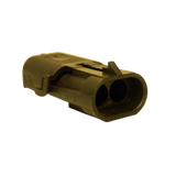 B01-09-0109 Connector-2 Male-Weather Pack | Genuine Haulotte