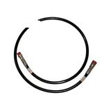 B02-01-0301 Hose, Hydraulic, #4 X 60In With #4 Fmorfs Str (Jib Ext) (Red) And #6 Fmorfs Str (Jib Ext) (Red) | Genuine Haulotte