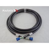 B02-01-0314 Hose, Hydraulic, #4 X 204In With #6 Fmorfs Str (Pra) (Green) And #6 Fmorfs Str (Master Ext Tee) (Green) | Genuine Haulotte