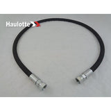 B02-01-0327 Hose, Hydraulic, #6 X 46In With #6 Fmorfs Str (Ext) (Red) And #6 Fmorfs Str (Ext) (Red) | Genuine Haulotte