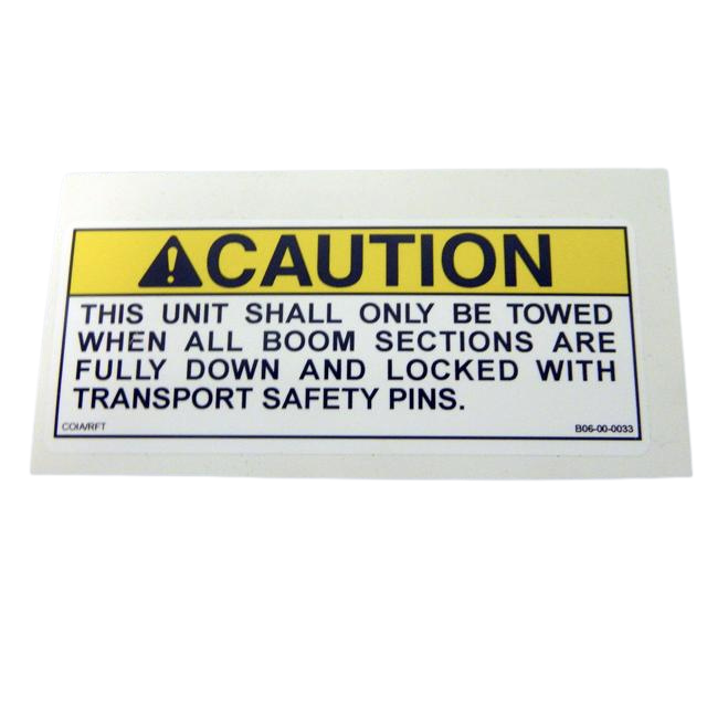 B06-00-0033 Decal