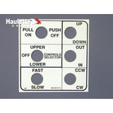 B06-00-0119 Decal "Lower Control..." | Genuine Haulotte