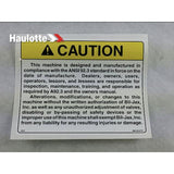 B06-00-0175 Decal-"Caution-This Machine." | Genuine Haulotte