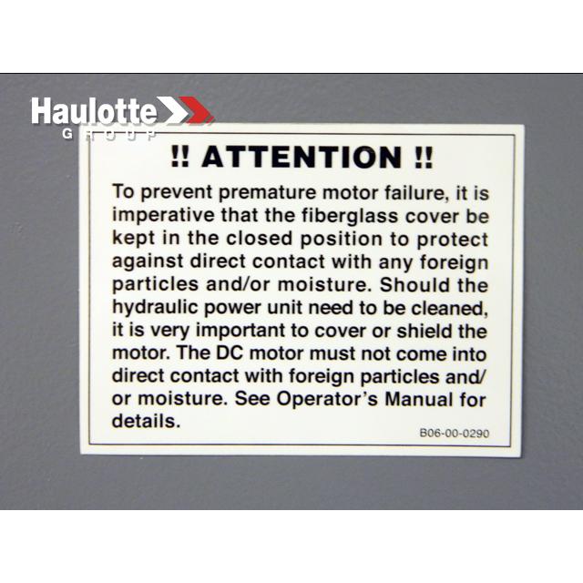 B06-00-0290 Decal-