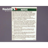 B06-00-0349 Decal-Notice-Bttry Chrg Instr | Genuine Haulotte