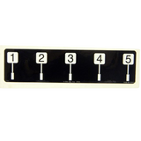 B06-00-0393 Decal-Basket Control, #Id, 6In | Genuine Haulotte