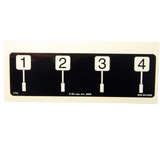 B06-00-0395 Decal-Base Control, #Id, 5Inwx | Genuine Haulotte