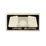 B06-00-0397 Decal-Cover Latch/Unlatch, 4In | Genuine Haulotte