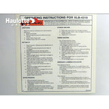 B06-00-0399 Decal-Abbr Oper Inst, 8-1/2Inw | Genuine Haulotte