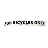 B06-00-0459 Decal-For Bicycles Only Blk | Genuine Haulotte