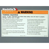 B06-00-0479 Decal-Warning-Towing Hazards | Genuine Haulotte