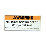 B06-00-0483 Decal-Warning-Max Towing Spd | Genuine Haulotte