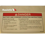 B06-00-0484 Decal-Danger-Battery/Charger Instruction | Genuine Haulotte