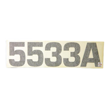 B06-00-0540 Decal-5533A-Black Clear Vinyl With Black Letters, 23In W X 6In H | Genuine Haulotte