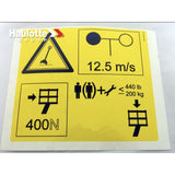 B06-00-0557-CE Decal-Platform Maximum Load-200Kg-Ce | Genuine Haulotte