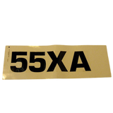 B06-00-0565 Transfer-55Xa Black Vinyl-5.85In | Genuine Haulotte