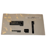 B06-01-4041-SW Decal Kit-Upper Controls Overlay-Swedish Translation (5 Per Sheet) | Genuine Haulotte