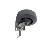 B08-01-0003 Caster-6In-Plt-Swl Lck-Nm Rubb | Genuine Haulotte