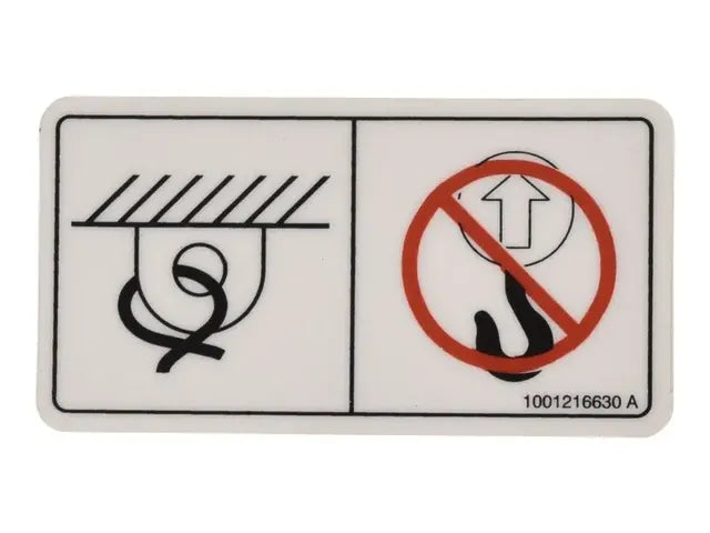 1001216630 TIE DOWN/NO LIFT DECAL | JLG