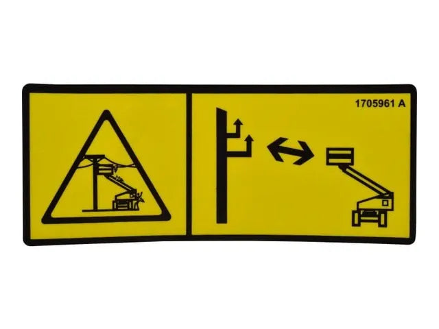 1705961 CE ELECTROCUTION DECAL | JLG