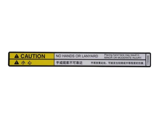1705968 NO HANDS (CHI/ENG)(SIMP DECAL | JLG