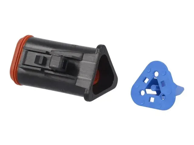 4460965 CONN 3 POS W/BLU TERMINAL | JLG