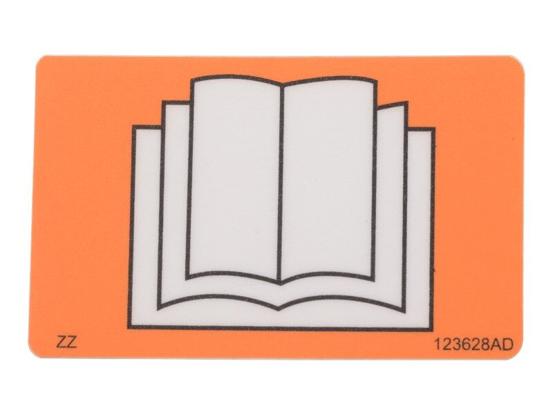 123628 Operator'S Manual Decal | Skyjack