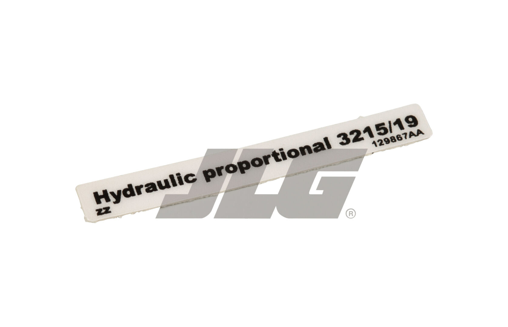 129867 Hydraulic Prop Label VL | Skyjack