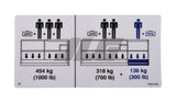130315 Decal, Capacity | Skyjack
