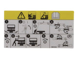 158910 Decal, Towing Pushing | Skyjack
