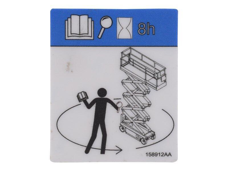 158912 Daily MaintenanCE Decal | Skyjack