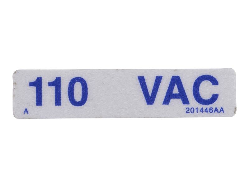 201446 110 Volt Decal | Skyjack