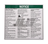1000191 Notice, Inst, Platform GS68Rt | Genie