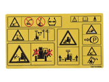 1001101895 Decal, Decal, Warning - Cab | JLG