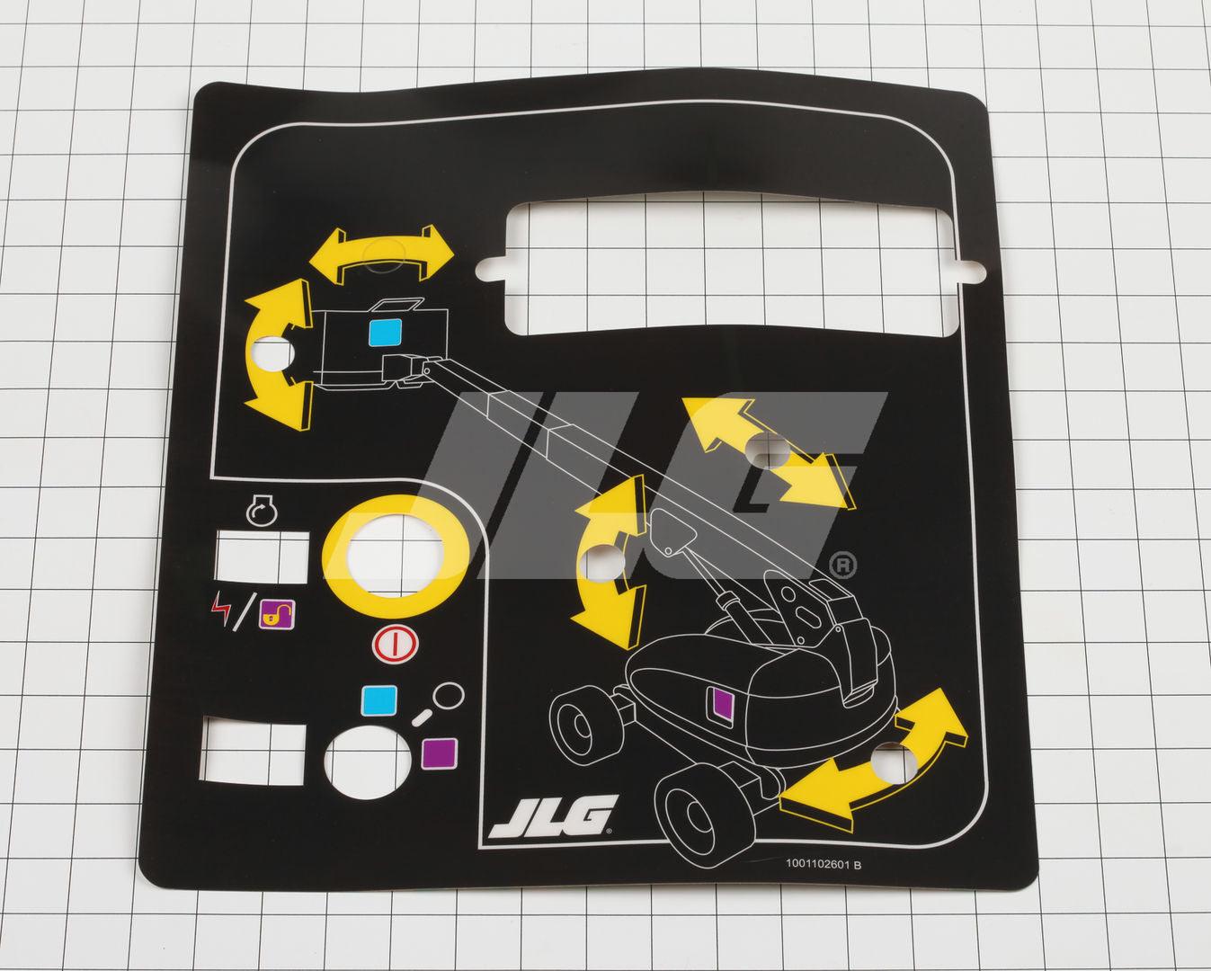 1001102601 MTB 600S Decal | JLG