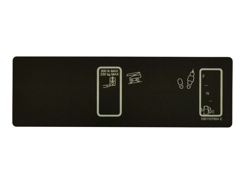 1001107954 Platform Display (800S) Decal | JLG