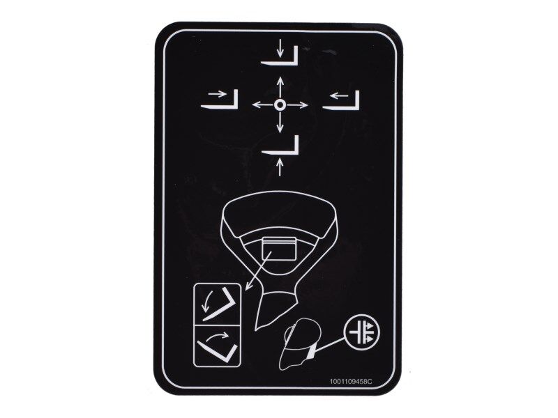 1001109458 Boom Control Decal | JLG