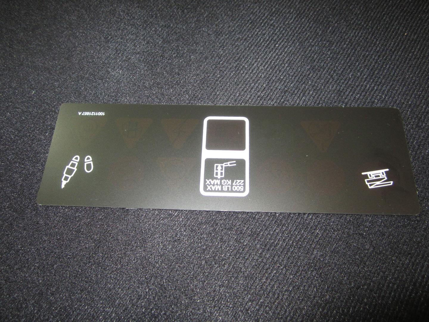 1001121657 Platform Display Decal | JLG