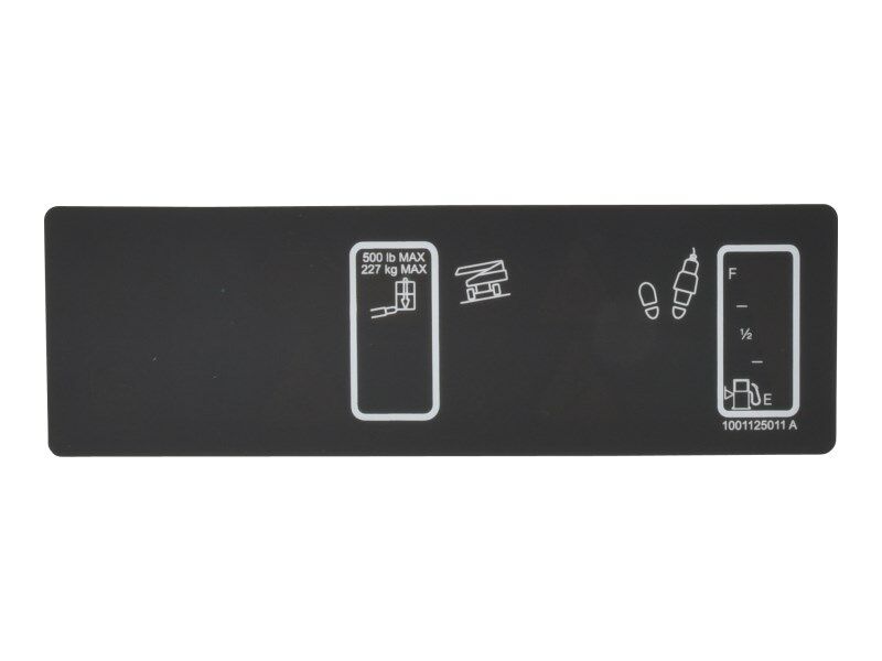 1001125011 Platform Display Decal | JLG