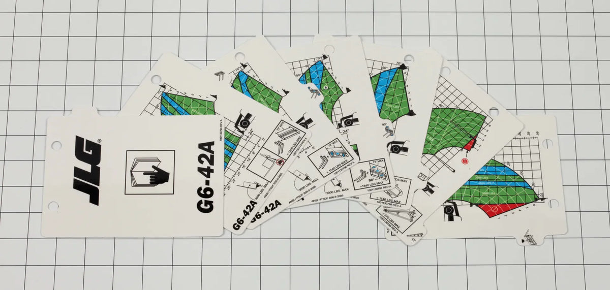 1001130793 Load, Chart Booklet G6-42A | JLG